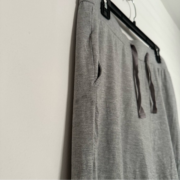 Cozy Earth Bamboo Stretch Knit Pajama Short Heather Grey - Picture 3 of 7